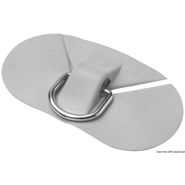 Anneau de proue gris 95x175x22 mm