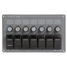 Tableau électrique horizontal avec 7 interrupteurs