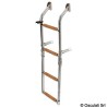 Echelle en Inox et bois 4 marches