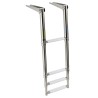 Echelle télescopique de plateforme Inox 4 marches
