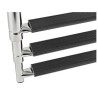 Echelle télescopique de plateforme Inox 4 marches