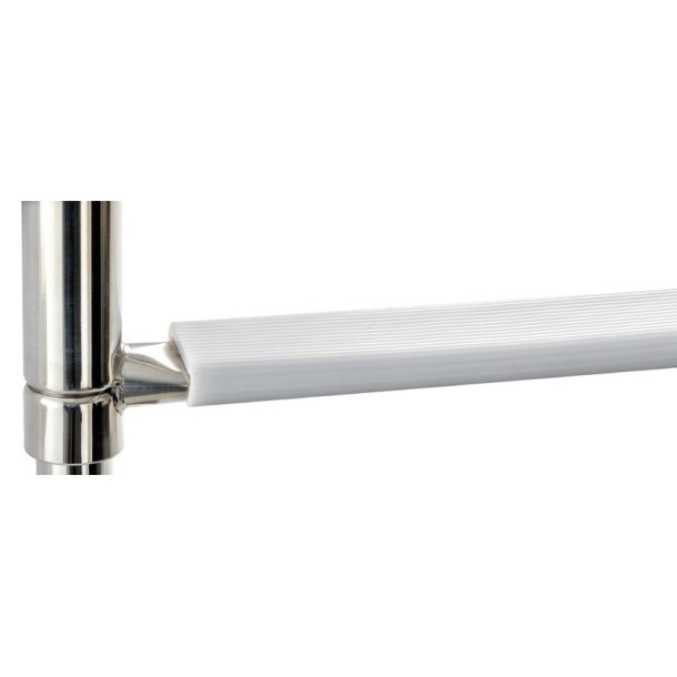Echelle télescopique de plateforme Inox 4 marches