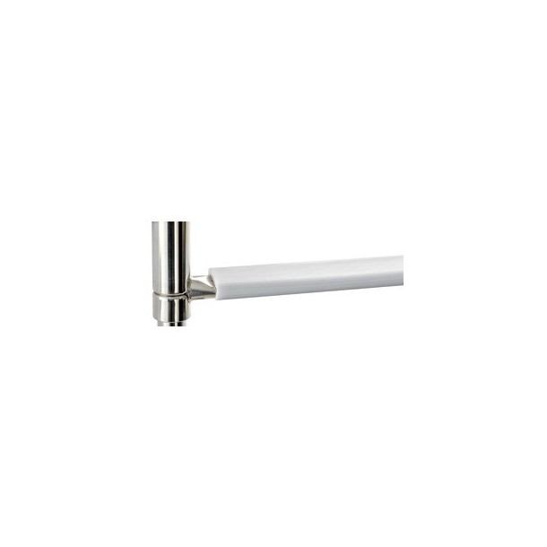 Echelle télescopique de plateforme Inox 4 marches - Large