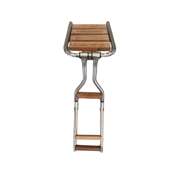 Plateforme de bain avec échelle en bois 3 marches