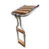 Plateforme de bain avec échelle en bois 3 marches