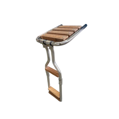 Plateforme de bain avec échelle en bois 3 marches Déclassée