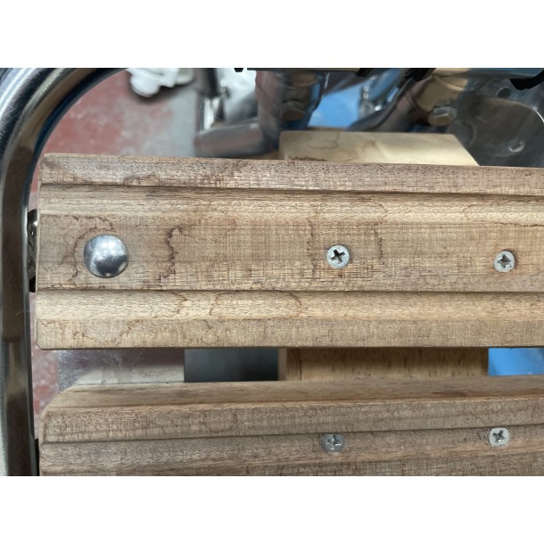 Plateforme de bain avec échelle en bois 3 marches Déclassée