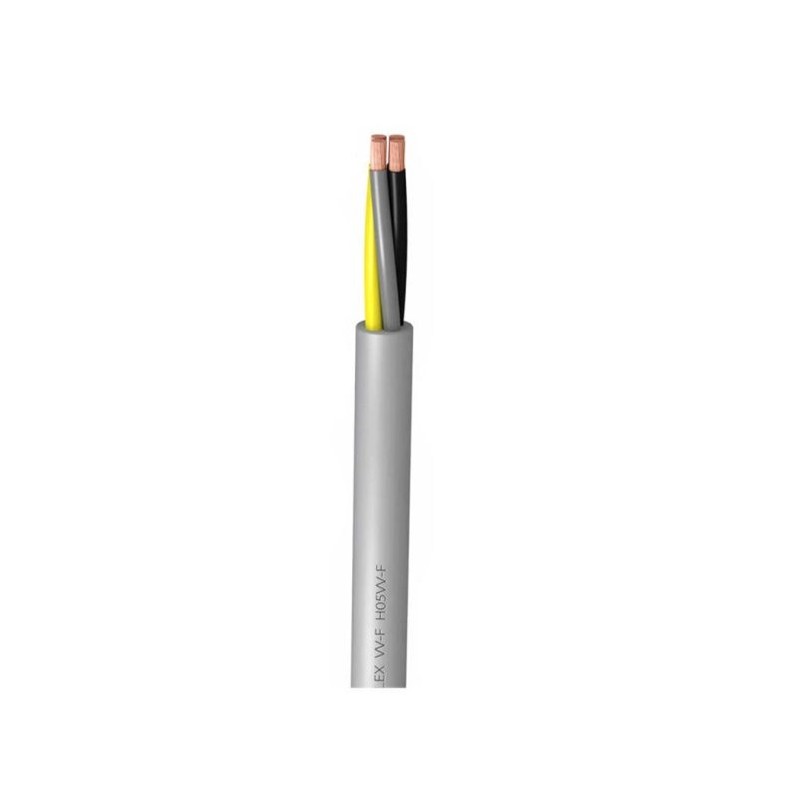 câble électrique  souple 2x2.5 mm2 gainé blanc