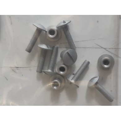 vis à hublot aluminium 4x6/6x8