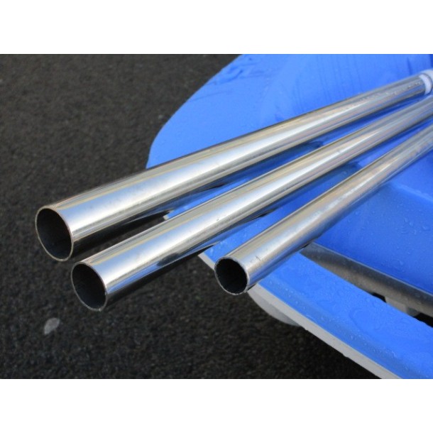 Tube Inox AISI 316 qualité marine de 2 M - Ø22, 25  ou 30 mm