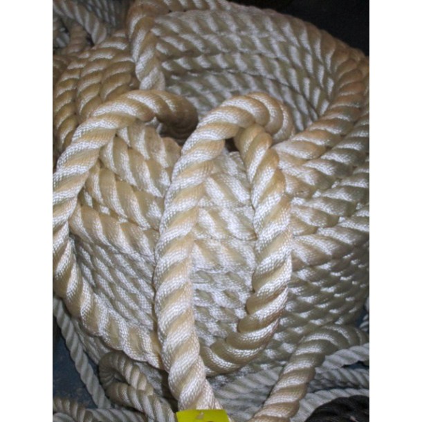 Amarre 3 torons Blanc Ø36 mm.